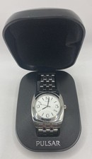 Pulsar Watch Men’s VX32-315 Japan Movement Stainless Steel 