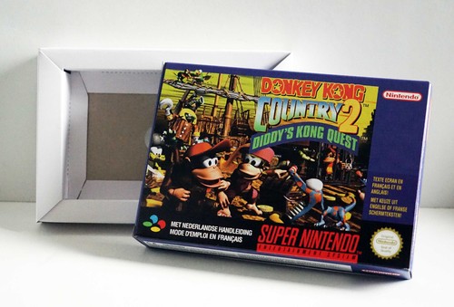 Boîte snes donkey kong - snes,