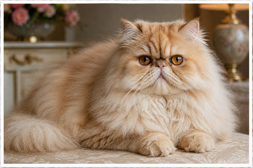 Photo chat persan noisette - chat,