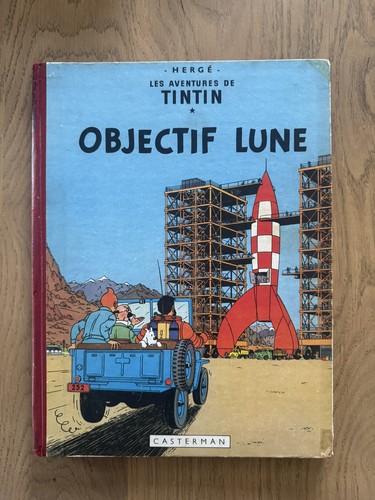 Herge tintin objectif lune - tintin,