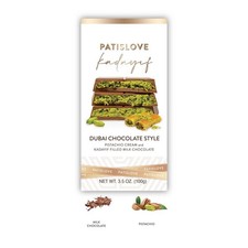PatisLove Dubai Chocolate Bar 100g – Premium Gourmet Chocolate, Luxury Treat