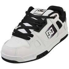 DC Shoes STAG Chaussures de Skate Blanches et Noires Homme