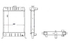 RADIATOR FOR DAVID BROWN 990