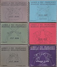 BOUDRIOT, French firearms. 1717-1918., 1-6