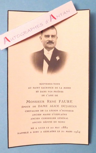 René faure fut maire - fut,