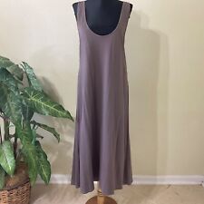 Zara Sack dress women’s L Low Drawstring Back Sleeveless Edgy contemporary Gray.