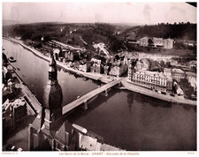 Belgique, Dinant, Les Bords de la Meuse, vue prise de la Citadelle Vintage print