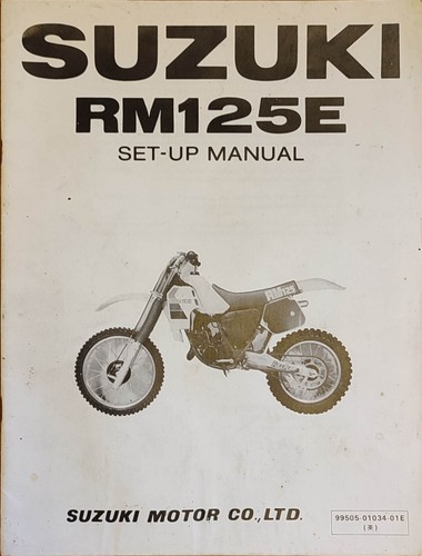 Original manuel suzuki rm125e - original,