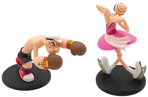 Lot figurines popeye boxe - lot,