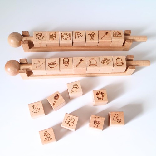 Cubes routine enfant matin - cubes,