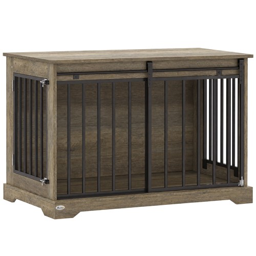 Cage pour chien bois - en, et