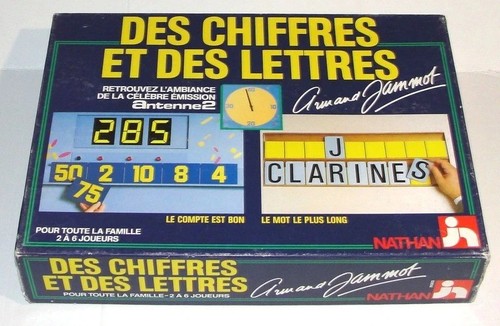 Des chiffres lettres - des,