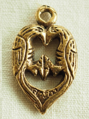 Pendentif vintage bronze dore - vintage,