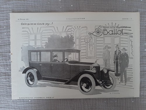 Pub presse ancienne ballot - presse,