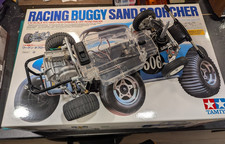 Tamiya Sand Scorcher Built shelfer with bearings, 2 body sets, more!