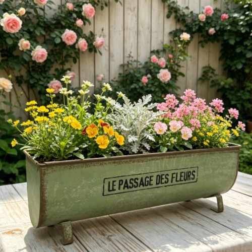 Jardinière ovale métal - ovale,