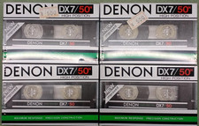 DENON DX7 50N Type IV Metal Cassette Tape 50min High Position Japan Vintage