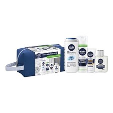 NIVEA MEN - Trousse Sensitive - Gel Douche 3-en-1 (250 ml) + Mousse À Raser (...