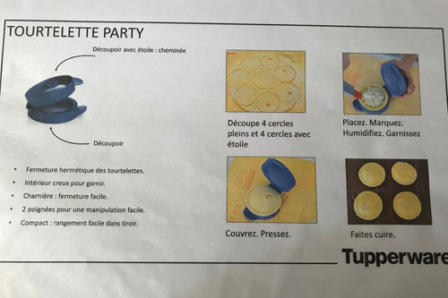 Tourtelette party tupperware - ,