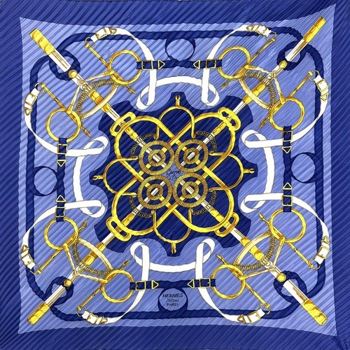 écharpe plissée herms - Écharpe,