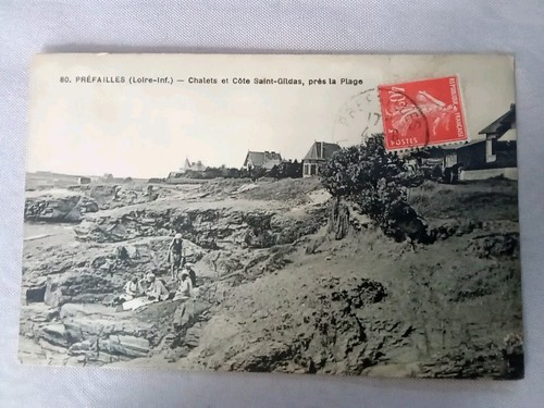 Cpa préfailles chalets - prÉfailles, (44),