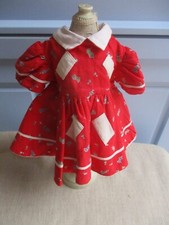 BELLE  ROBE POUPEE ANCIENNE -