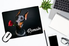 Tapis de souris chien doberman