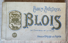 Antique BLOIS Le Château et la Ville postcard notebook 20 cards - FR