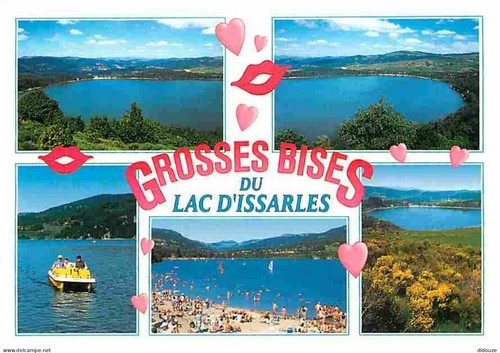 Carte postale lac - 07,