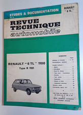 Revue Technique renault 6TL