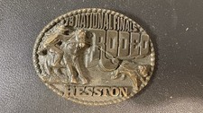 1978 Hesston National Finals Rodeo Belt Buckle 4th Edition