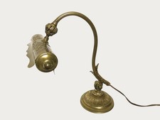 Lampe de bureau en bronze et