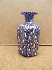 Miniature Vase Fratrelli Toso Millefiori Murano En Pâte de Verre vers 1900