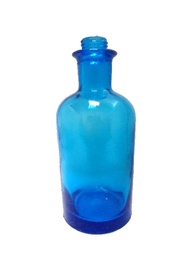 Bouteille verre bleu - en,