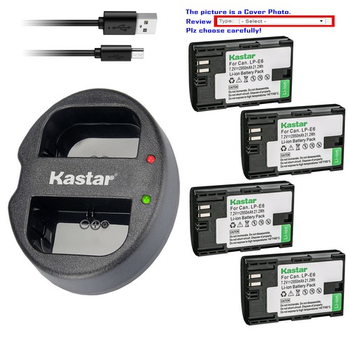 Kastar battery oval - kastar, charger
