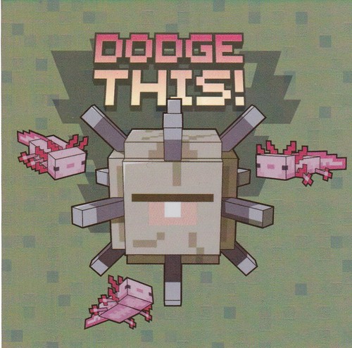 Panini minecraft autocollant - panini,