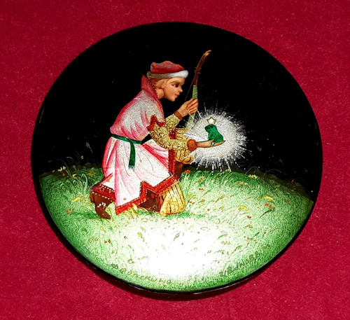 Petite boite laquée russe - petite,