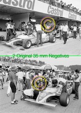 2 Racing Original 35mm Negatives F1 Laffite, Ligier - Win 1981 Austria Formula 1