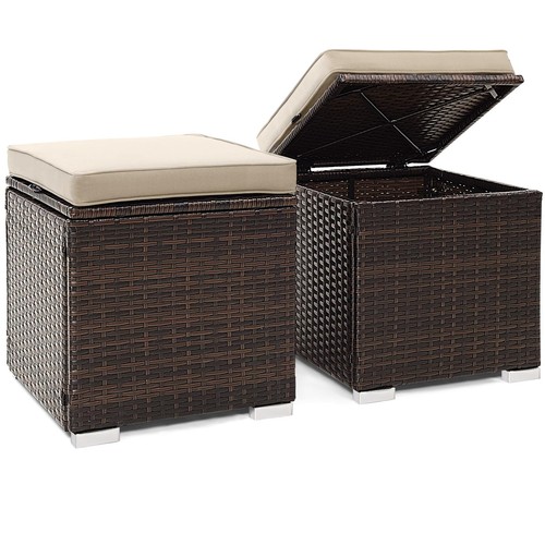 Pieces patio ottomans - 2,