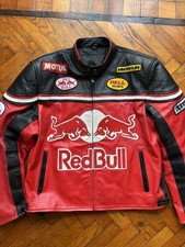 Red Bull Racing Leather Jacket Red/Black Size XXL