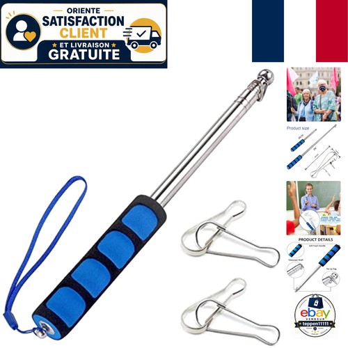 Mât télescopique acier - 2m, en