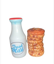salt and pepper shakers Milk And Cookies Fresh Milk Magnetic