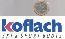 Autocollant.  Sport. Ski