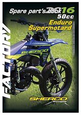 Sherco Parts Manual Book Chassis & Engine 2016 Factory 50cc Enduro Supermotard