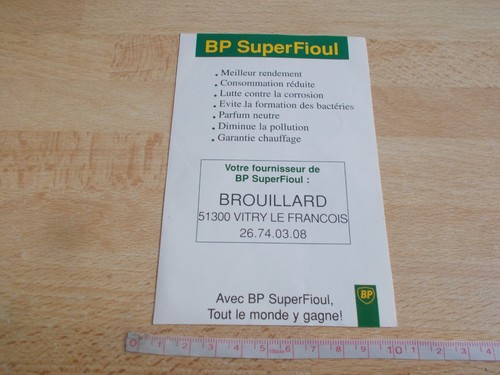 Sticker super fuel fog - bp,
