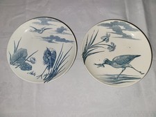 2 coupes à fruits faïence Keller & Guerrin - Lunéville 19° siècle