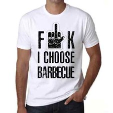 ULTRABASIC Homme Tee-Shirt F**k Je Choisis Le Barbecue F**k I Choose Barbecue