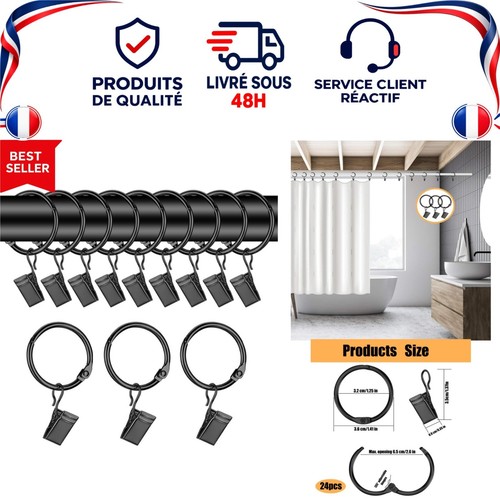 Anneaux rideaux avec - anneaux,