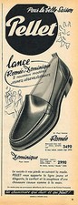 ADVERTISING 114 1954 PELLET shoes loafers men DOMINIQUE