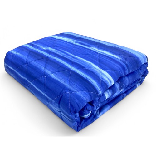 Bleu brossé kot light quilt - light,